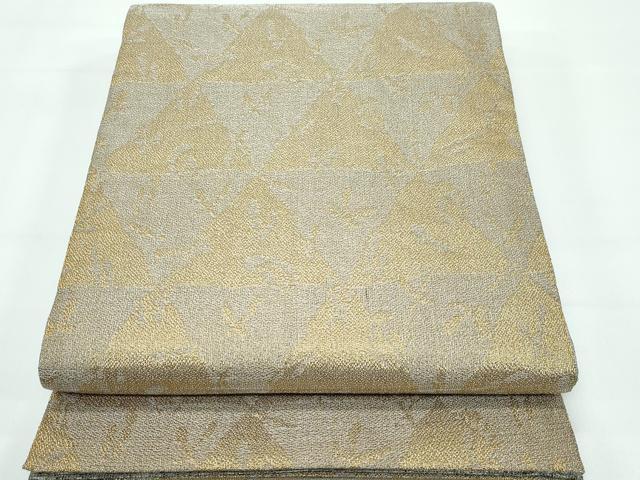 平和屋着物●極上 創業280年 誉田屋源兵衛 太鼓柄袋帯 純金 梟 逸品 CZAA3680s5