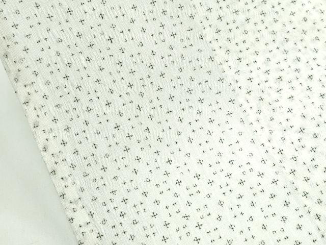 平和屋着物*極上 夏物 男性 小紋 綿麻 逸品 CZAA3735s5