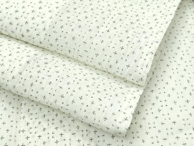 平和屋着物*極上 夏物 男性 小紋 綿麻 逸品 CZAA3735s5