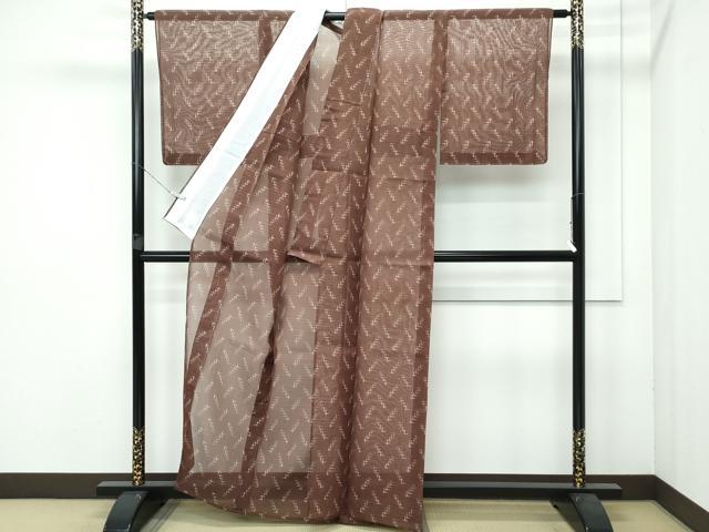 平和屋着物■極上 夏物 本場琉球絣 夏琉球 手おり 憲法色地 知念チヨ作 証紙付き 逸品 未使用 CZAA3760s5
