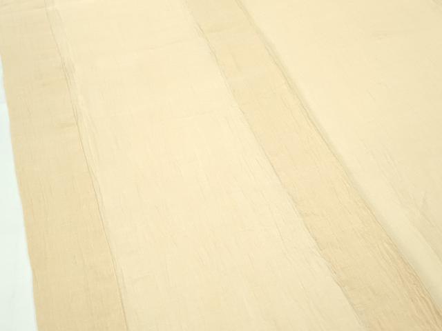 平和屋着物*夏物 長襦袢 小千谷ちぢみ 色無地 香色 麻 逸品 CZAA3839s5