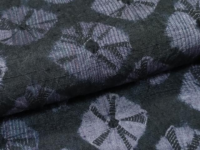 平和屋着物▽極上 紬 単衣 絞り 逸品 CZAA3861s5
