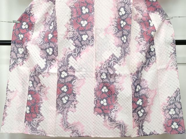 平和屋着物∴極上 夏物 浴衣 有松鳴海絞り 花繋ぎ 綿 逸品 CZAA4004s5