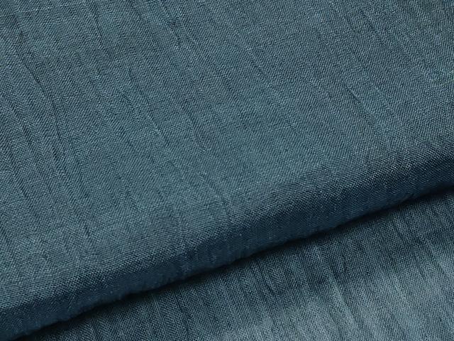 平和屋着物*極上 男性 夏物 本場小千谷ちぢみ 色無地 錆鼠色 麻 逸品 CZAA4031s5