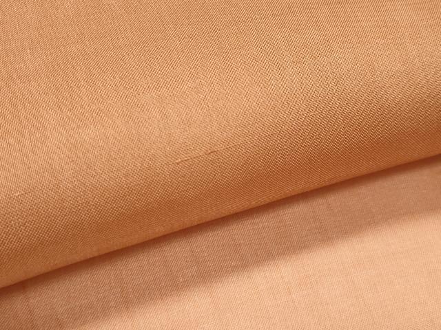 平和屋着物■極上 夏物 紗紬 色無地 渋紙色 逸品 未使用 CZAA4072s5