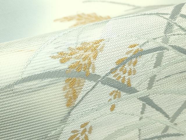 平和屋着物*極上 夏物 六通柄袋帯 雀 稲穂 逸品 未使用 CZAA4193s5