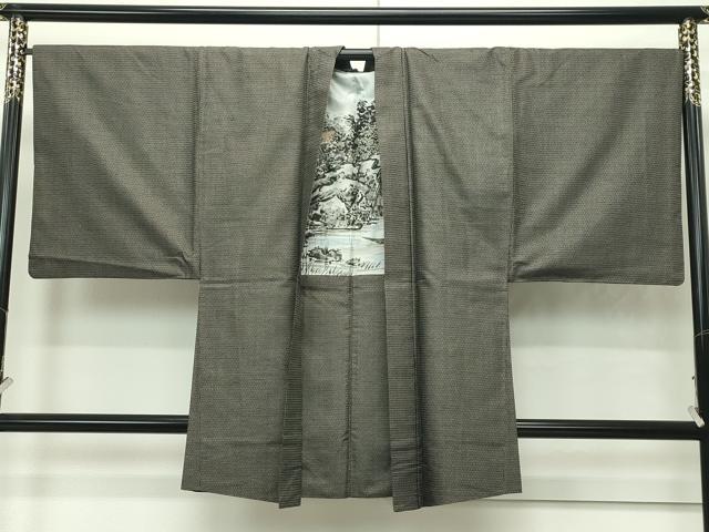 平和屋着物●極上 男性 本場大島紬 アンサンブル 100亀甲 総詰め 逸品 CZAA4207s5