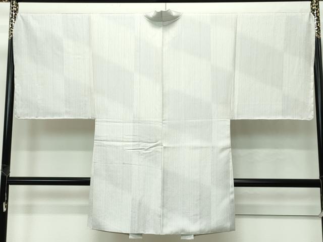 平和屋着物#極上 男性 長羽織 市松文様 草花地紋 暈し染め 逸品 未使用 CZAA4253s5