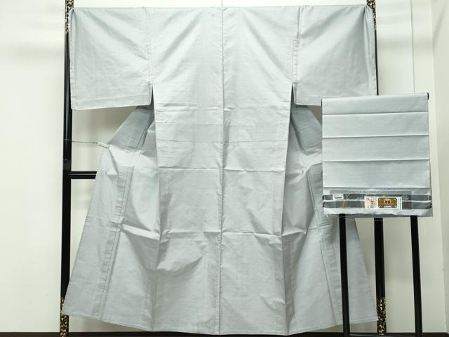 平和屋本店▽極上 男性 本場大島紬 白大島 単衣 キングサイズ 十の字 徳田幸夫作 やまと誂製 証紙付き 逸品 未使用 CZAA4255s5