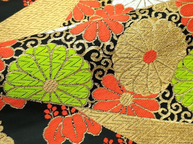 平和屋着物■極上 七五三 女の子 7歳 祝着・袋帯セット 総絞り 総刺繍 駒刺繍 花車文 逸品 CZAA4283s5