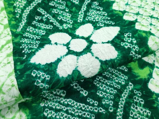 平和屋着物∴極上 夏物 浴衣 有松鳴海絞り 草花間道 綿 逸品 未使用 CZAA4317s5