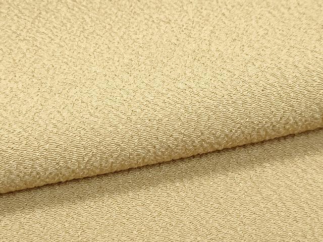 平和屋着物▽極上 洗える最高級着物 <英>はなぶさ謹製 色無地 榛色 単衣 たとう紙付き 逸品 CZAA4406s6