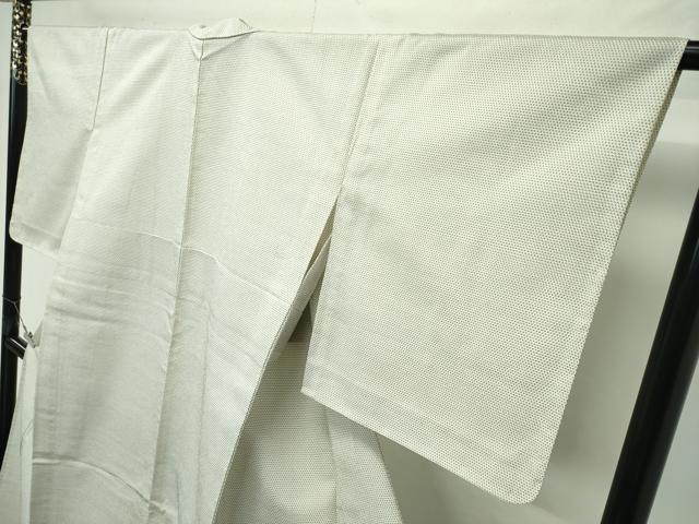 平和屋着物▽極上 本塩沢 単衣 蚊絣 逸品 未使用 CZAA4416s6