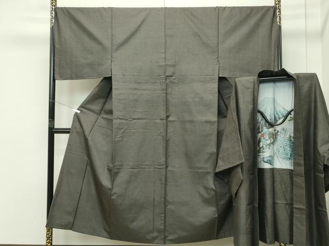 平和屋着物●極上 男性 本場大島紬 アンサンブル 100亀甲 総詰め 逸品 CZAA4422s6