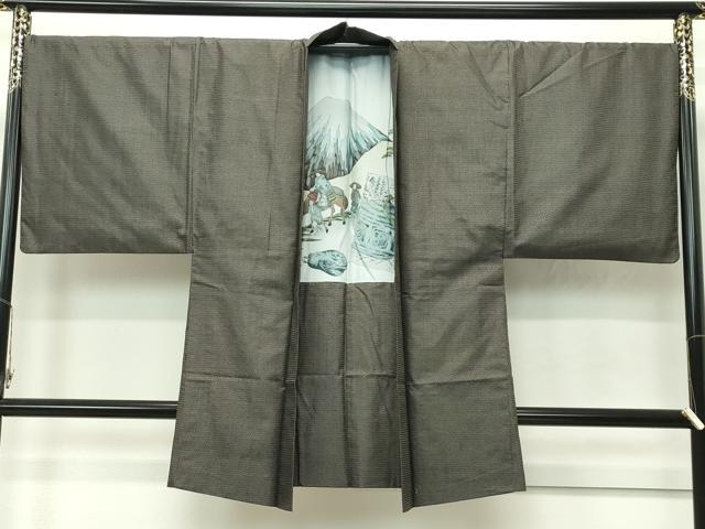 平和屋着物●極上 男性 本場大島紬 アンサンブル 100亀甲 総詰め 逸品 CZAA4422s6