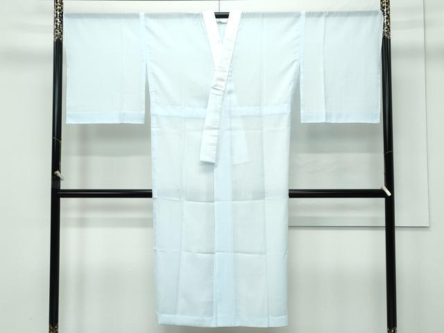平和屋本店●極上 夏物 吉乃一廉 幻の辻が花 小紋・長襦袢セット 更紗唐草紋紗 暈し染め 東レシルック 反端付き 逸品 未使用 CZAA4428s6