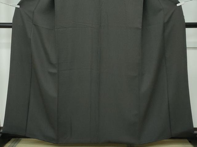 平和屋着物●極上 江戸小紋 角通し 黒地 逸品 CZAA4442s6
