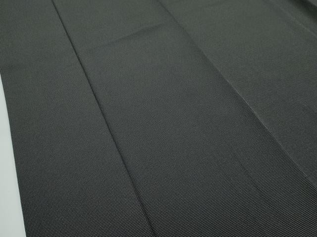 平和屋着物●極上 江戸小紋 角通し 黒地 逸品 CZAA4442s6