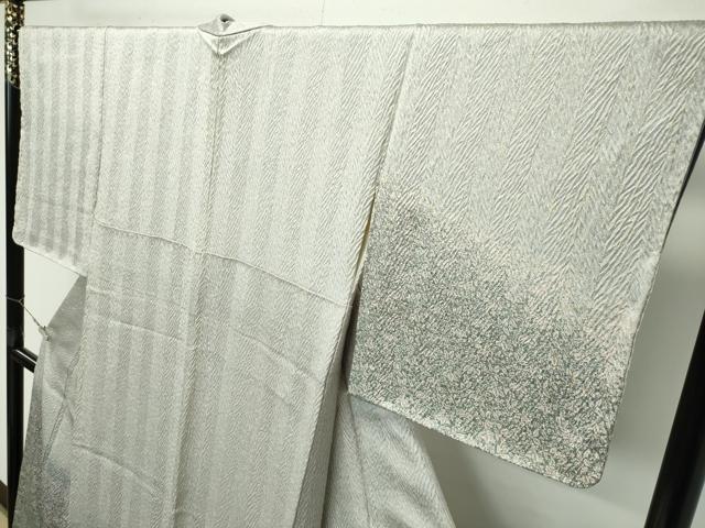 平和屋着物●極上 名門 藤娘きぬたや・総絞り 杢目絞り 花唐草文 たたき染め 逸品 未使用 CZAA4448s6