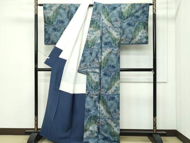 平和屋着物●極上 都喜ヱ門 本場大島紬 7マルキ 総絣 遠山草木文 藤絹織物謹製 逸品 CZAA4486s6