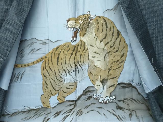 平和屋着物●極上 男性 本場大島紬 アンサンブル 100亀甲 総詰め 逸品 未使用 CZAA4491s6