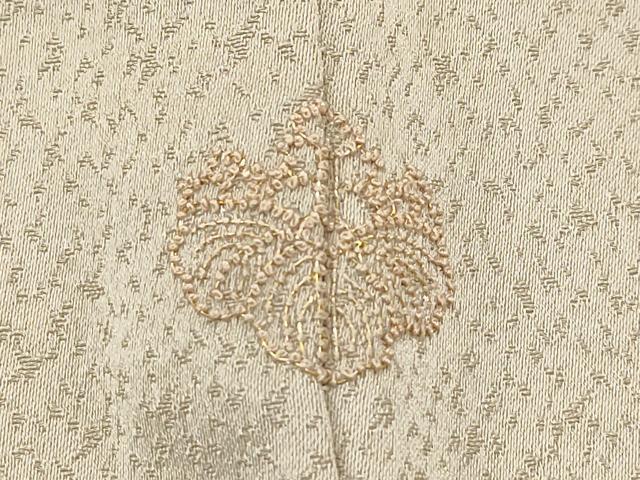 平和屋着物●極上 訪問着 駒刺繍 宝尽くし亀甲文 金彩 浅黄色地 逸品 CZAA4500s6