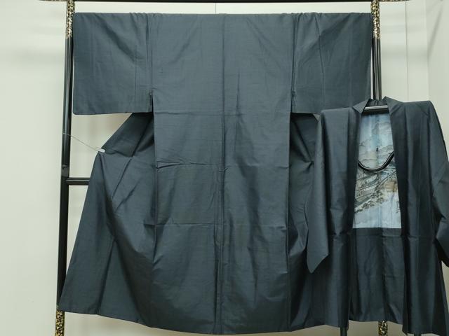 平和屋着物●極上　男性　本場大島紬　アンサンブル　80亀甲　総詰め　逸品　CZAA4507s6 平和屋着物○極上 男性 本場大島紬 アンサンブル 80亀甲 総詰め 逸品