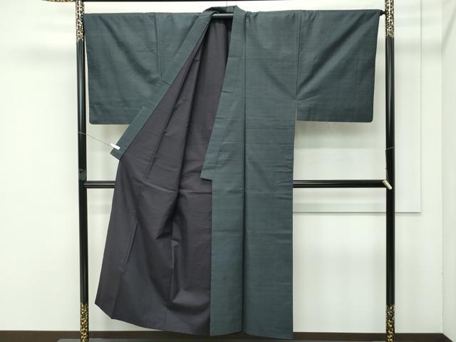 平和屋着物●極上 男性 本場大島紬 アンサンブル 100亀甲 総詰め 反端付き 逸品 CZAA4515s6