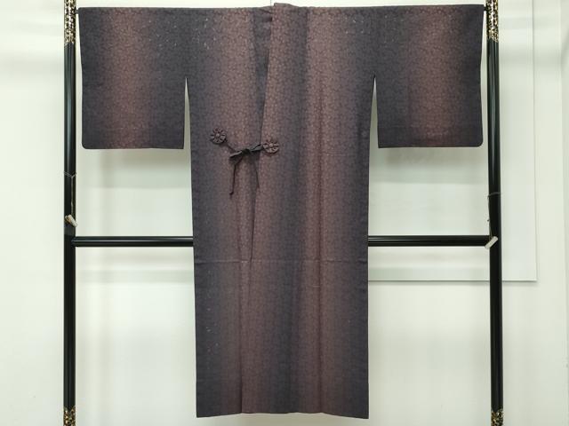 平和屋着物▽極上　スリーシーズン　春夏秋　塵除け　道中着　ロング丈　花紋紗　暈し染め　逸品　CZAA4533s6 平和屋着物▽極上 スリーシーズン 春夏秋 塵除け 道中着 ロング丈