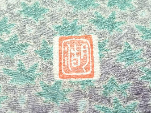 平和屋本店●極上 十日町 名門 滝泰謹製 訪問着 絞り 相良刺繍 おぼろ染 襲絞り 立波舞花文 暈し染め 金通し地 逸品 未使用 CZAA4538s6