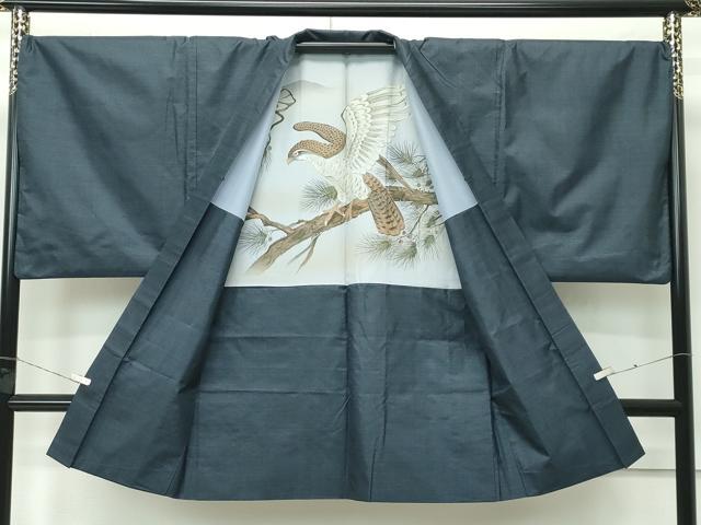平和屋着物●極上 男性 本場大島紬 アンサンブル キングサイズ 100亀甲 総詰め 証紙付き 逸品 CZAA4558s6