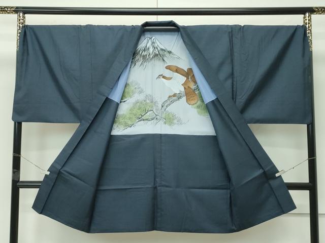 平和屋着物●極上 男性 本場大島紬 アンサンブル キングサイズ 100亀甲 総詰め さが美扱い 逸品 CZAA4560s6