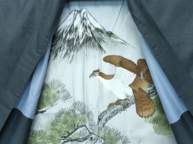 平和屋着物●極上 男性 本場大島紬 アンサンブル キングサイズ 100亀甲 総詰め さが美扱い 逸品 CZAA4560s6
