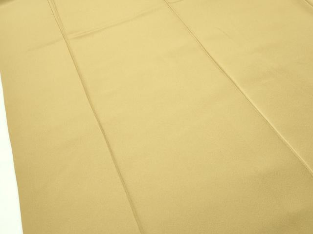 平和屋着物●極上 色無地 黄橡色 逸品 CZAA4562s6