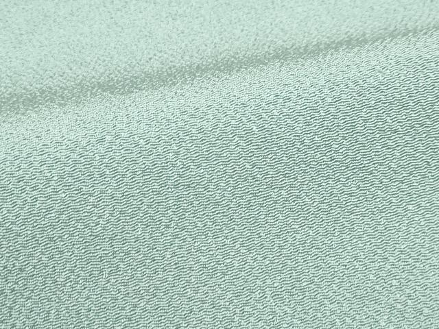 平和屋着物●極上 色無地 薄青色 鬼しぼ縮緬 西武百貨店扱い 逸品 未使用 CZAA4567s6