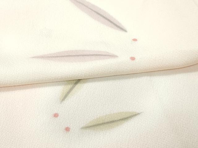平和屋着物●上質な長襦袢 半衿刺繍 蛍暈し 兎 逸品 未使用 CZAA4579s6