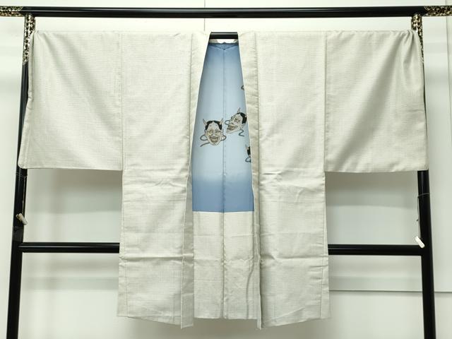 平和屋本店●極上 男性 本場亀甲大島 白大島 100亀甲 反端付き 逸品 CZAA4586s6