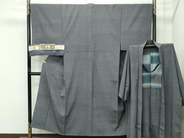 平和屋着物○男性 本塩沢 110亀甲 総詰め 正絹 逸品 未使用 CAAX5990gh