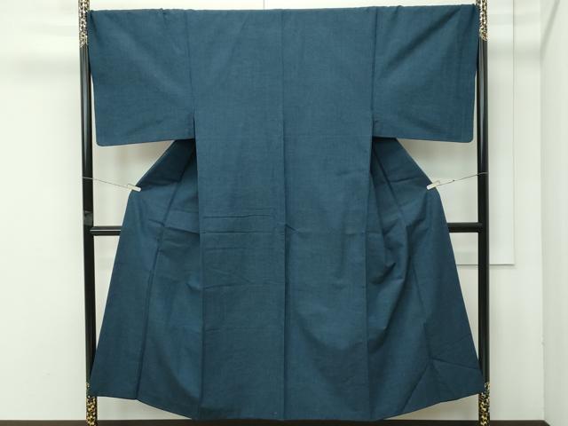 平和屋着物●極上 男性 紬 アンサンブル 色無地 百入茶色 逸品 CZAA4588s6