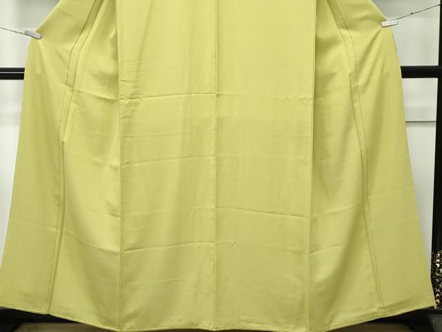 平和屋着物●極上 色無地 青朽葉色 逸品 未使用 CZAA4605s6