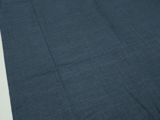 平和屋着物■極上 男性 綿薩摩 木綿 アンサンブル 100亀甲 羽織紐付き 逸品 CZAA4623s6