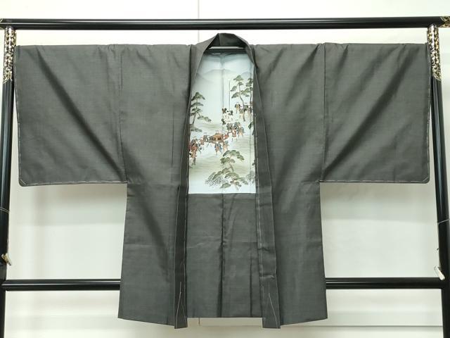 平和屋着物●極上 男性 本場大島紬 アンサンブル 100亀甲 総詰め 逸品 未使用 CZAA4638s6
