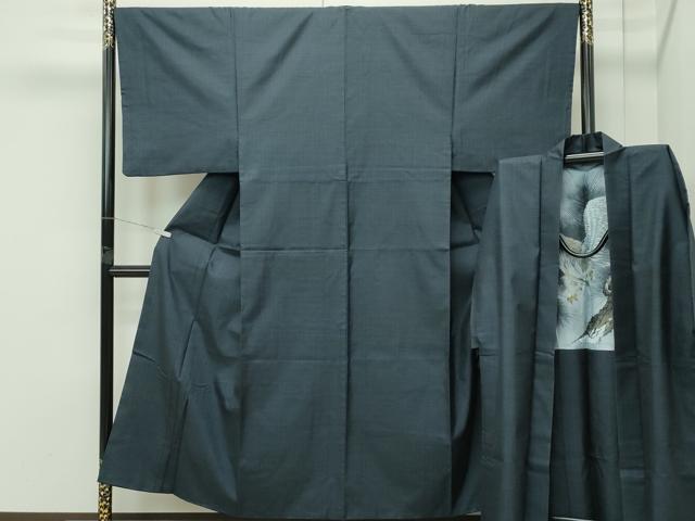 平和屋着物●極上 男性 本場大島紬 アンサンブル 100亀甲 総詰め 逸品 CZAA4639s6