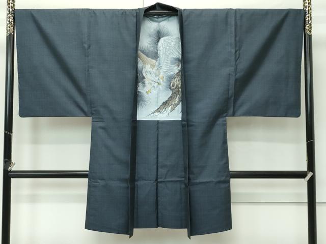 平和屋着物●極上 男性 本場大島紬 アンサンブル 100亀甲 総詰め 逸品 CZAA4639s6