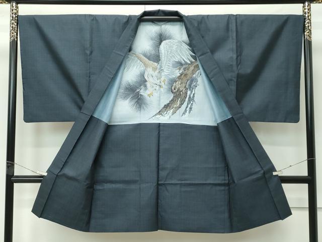 平和屋着物●極上 男性 本場大島紬 アンサンブル 100亀甲 総詰め 逸品 CZAA4639s6