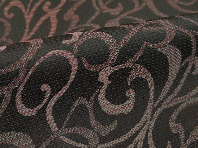 平和屋着物▽極上 お召 単衣 唐草文様 逸品 未使用 CZAA4655s6