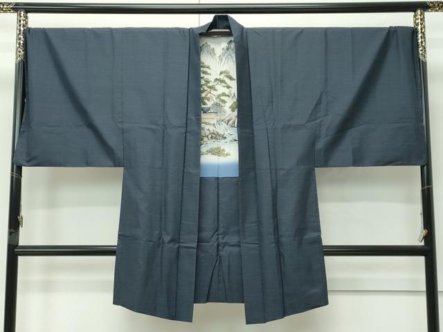 平和屋着物●極上 男性 本場大島紬 アンサンブル キングサイズ 100亀甲 総詰め 逸品 CZAA4691s6