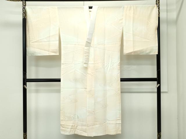 平和屋着物●上質な長襦袢 無双仕立て 流水地紋 暈し染め 逸品 未使用 CZAA4692s6