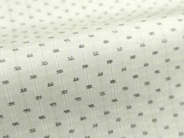 平和屋本店●極上 東郷織物謹製 本場大島紬 白大島 幾何学文様 逸品 CZAA4744s6