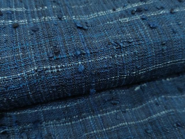 平和屋着物■極上 浦野理一 経節紬 道行コート 霞文 逸品 CZAA4750s6